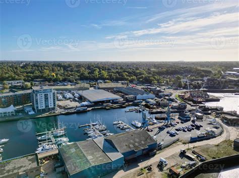 Ipswich marina moorings 20823140 Stock Photo at Vecteezy