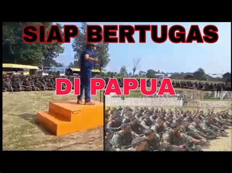 Prajurit Muda Marinir Siap Bertugas Di Papua Youtube