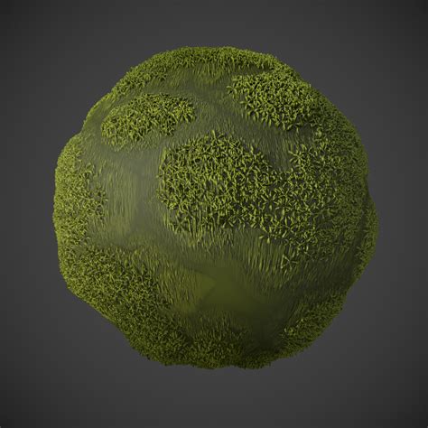 Artstation Stylized Moss Material