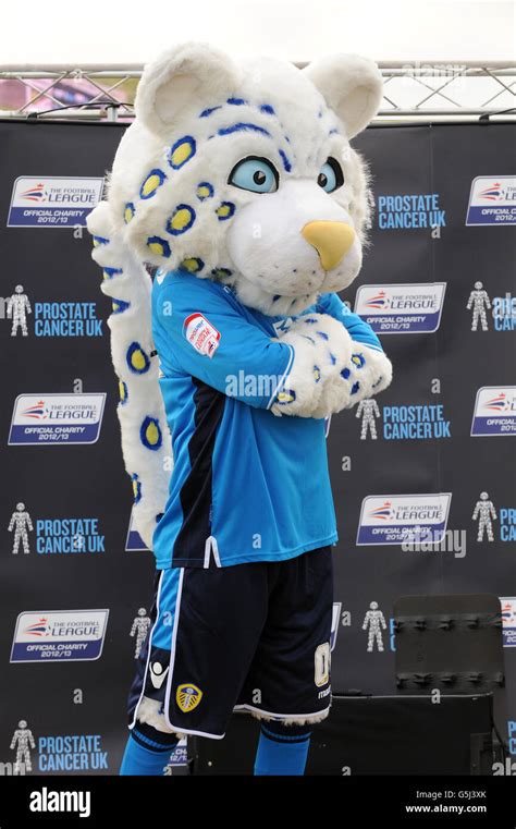 Leeds United mascot Kop Kat, following the Football League Mascot Race, in support of Prostate ...