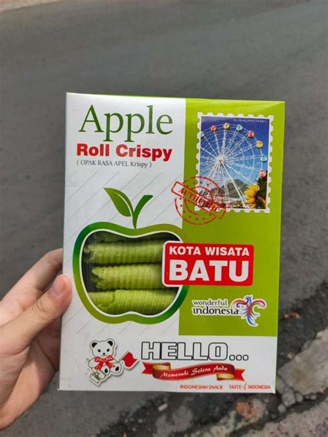 Jual HELLO Apple Roll Crispy Opak Rasa Apel Jajanan Jadul Khas