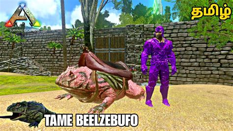 How To Tame Beelzebufo In Ark Ep Ark Taming Ark Survival