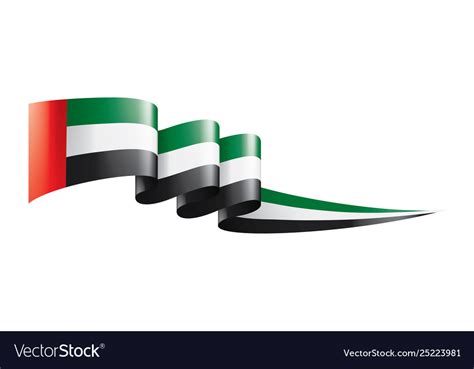 United Arab Emirates Flag Royalty Free Vector Image