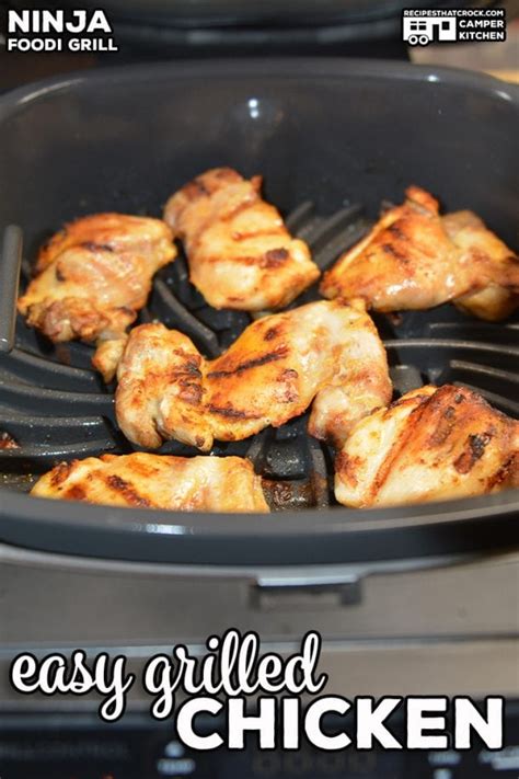 Easy Grilled Chicken (Ninja Foodi Grill) - Recipes That Crock!