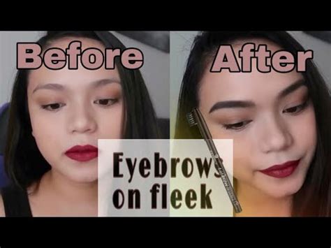 EYEBROW TUTORIAL PAANO MAGKILAY QUICK EASY EYEBROW TUTORIAL