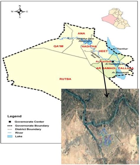 Map of Al-Anbar Governorate (case study) | Download Scientific Diagram