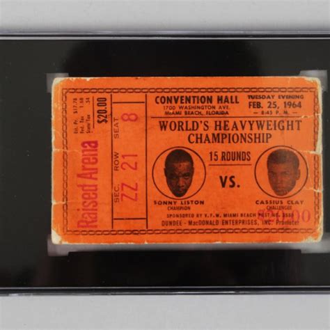 1964 SONNY LISTON VS CASSIUS CLAY FIRST HEAVYWEIGHT CHAMPIONSHIP FIGHT