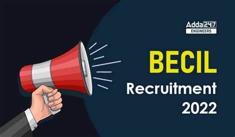 BECIL Recruitment 2022