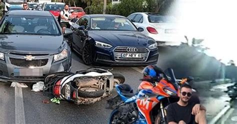 Motosiklet S R C S N N Feci Ekilde Can Verdi I Kaza Kamerada Bursa