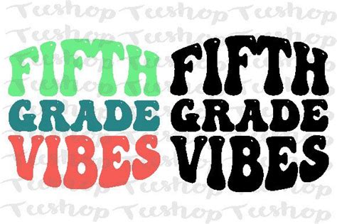 Fifth Grade SVG 2file Graphic By TEESHOP Creative Fabrica