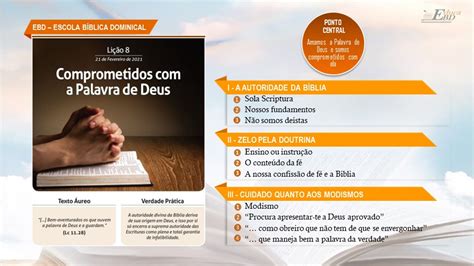 Li O Comprometidos A Palavra De Deus Ebdeduca