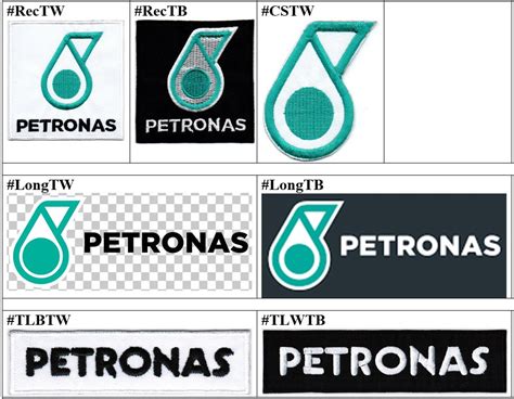 Petronas Oil And Gas Company F1 Car Racing Badge Iron On Embroidered