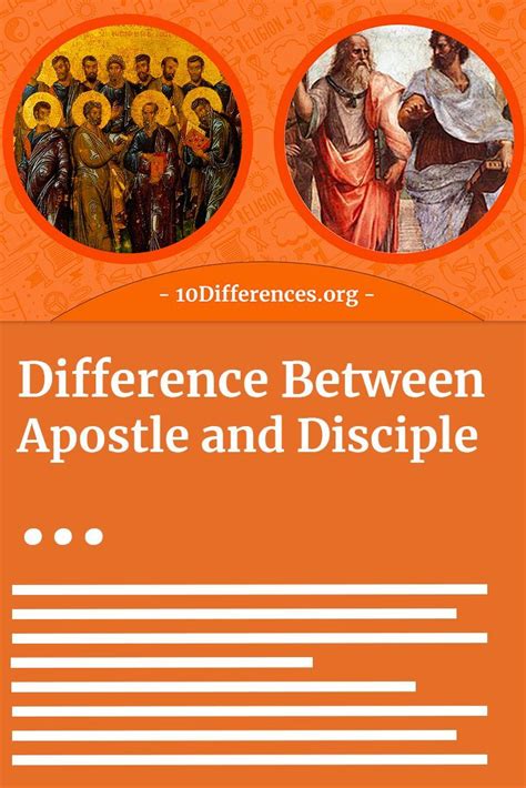 Understanding The Distinction Apostle Vs Disciple