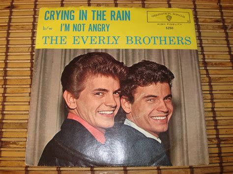 Everly Brothers 45 Crying In The Rain Wpicture Sleeve 1962 Etsy