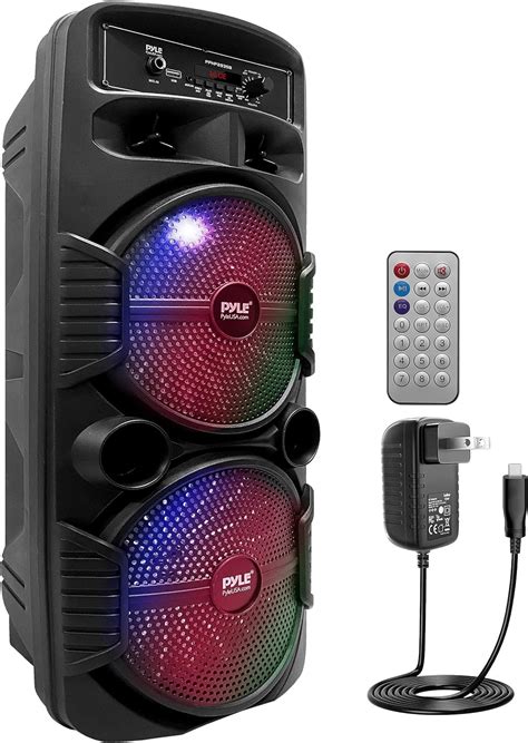 Pyle Portable Bluetooth Pa Speaker System 600w Rechargeable Outdoor