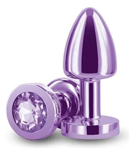 Plug Anal Chico Con Joya Dilatador Elegante Acero Quirurgico Color Lila MercadoLibre