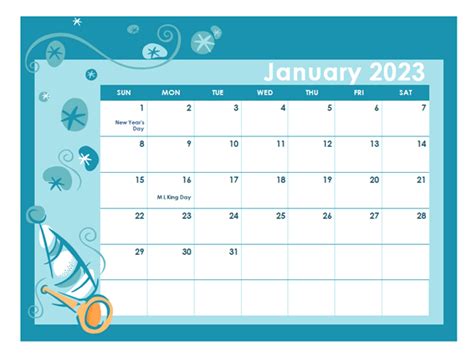 2023 Calendar Colorful Design Free Printable Templates - IMAGESEE