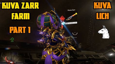 Let S Play Warframe Kuva Zarr Farm Kuva Lich Part 1 YouTube