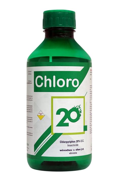 Chlorpyrifos 20 Ec Insecticide Bottel 500ml1liter At Rs 240litre