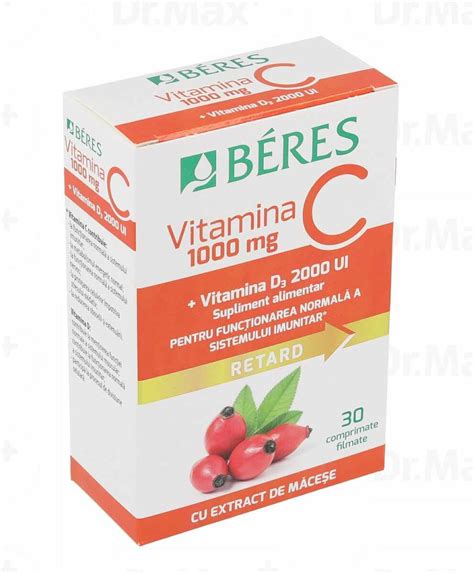 Vitamina C Mg Vitamina D Ui Comprimate Beres