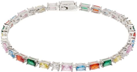 Multicolor Capulet Tennis Bracelet By Hatton Labs On Sale