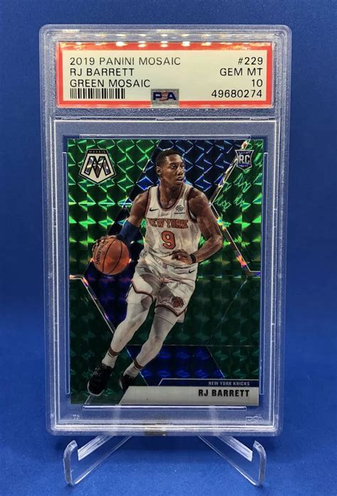 Psa Rj Barrett Rc Green Mosaic