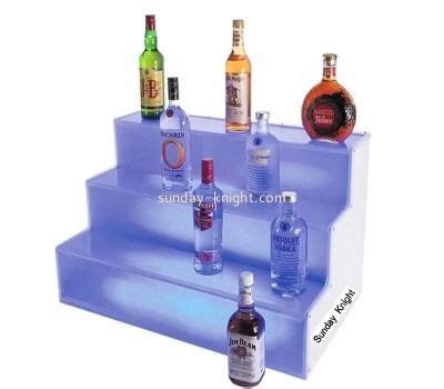 Custom Wholesale Acrylic 3 Tiers LED Wine Display Stand WDK 250 In 2024