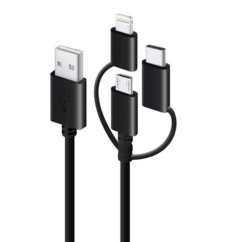 Buy 3 In 1 Combo Charge And Sync Cable Micro Usb Lightning Usb C Online At Alogic