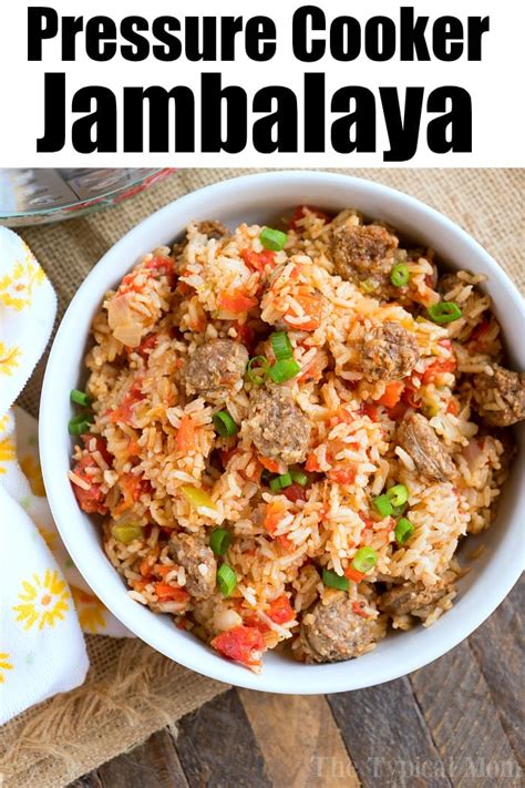 Ninja Foodi Pressure Cooker Jambalaya With Sausage Instant Pot