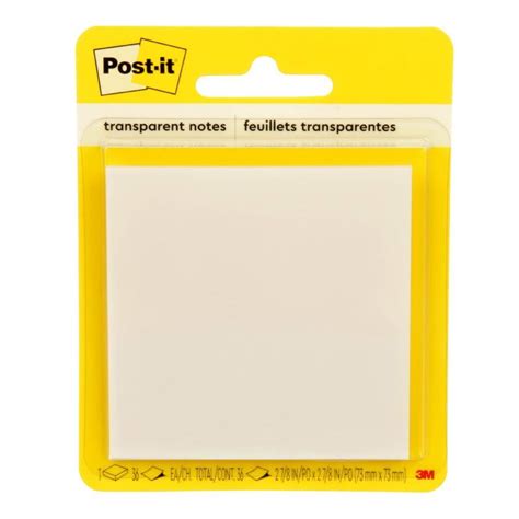 Notas Adhesivas Post It M Transparentes Con Hojas Bodega Aurrera