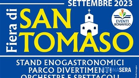 Antica Fiera Di San Tomaso Dal Al Settembre