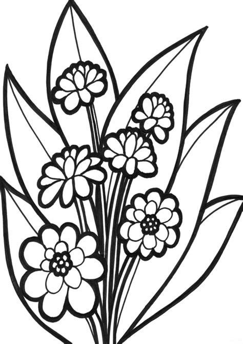 Free And Easy To Print Flower Coloring Pages Tulamama