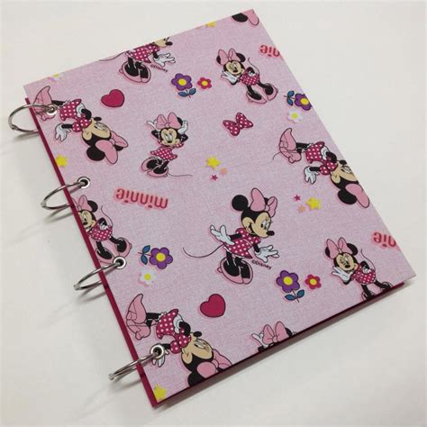 Caderno Argolado Universitário Minnie Elo7 Produtos Especiais