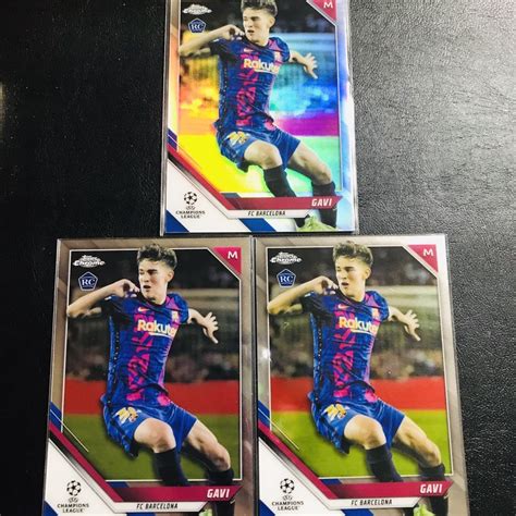 Yahoo オークション RC Gavi 2021 22 Topps Chrome UEFA Champio