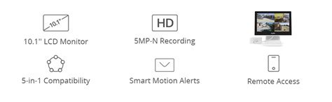 SANNCE CCTV Camera System 4 Channel 5MP-N Digital Video Security ...