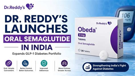 dr reddys launches oral semaglutide  india  major boost