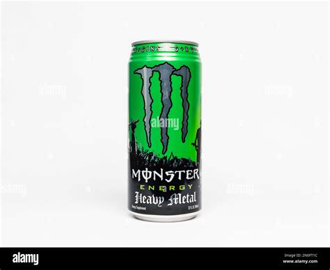 Monster Energy Heavy Metal Bfc 32oz Beverage Big Energy Drink Can In