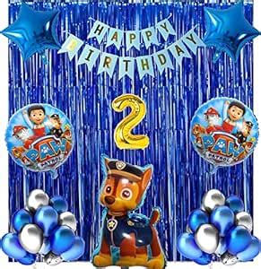 Attache Paw Patro Theme Foil Balloon For Birthday Decoration Items