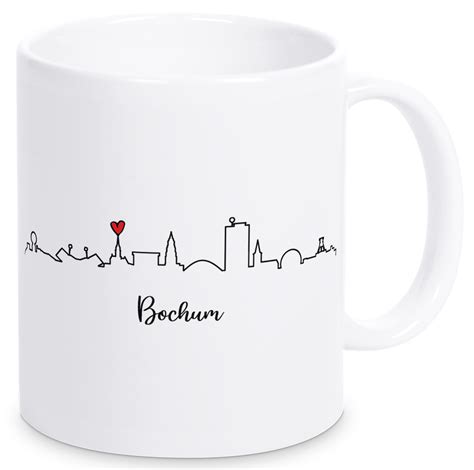 Tasse Mit Spruch Skyline Bochum Pottbude