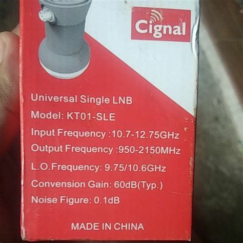 New 2023 Cignal Universal LNB Lazada PH