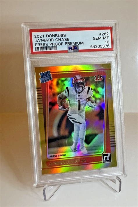 Ja Marr Chase 2021 Donruss 262 Press Proof Premium Price Guide