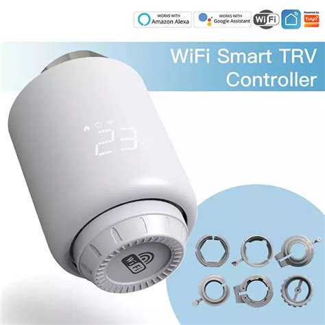 Tuya WiFi Zigbee Smart Thermostatic Radiator Valve Actuators