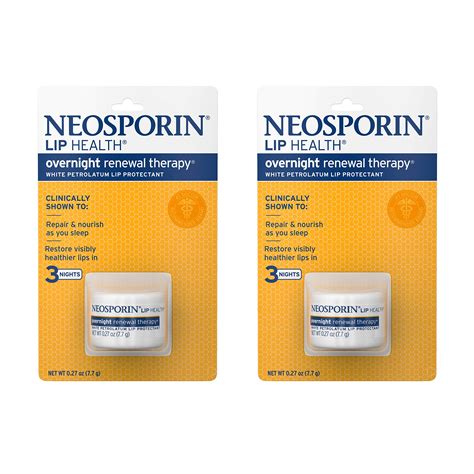 Buy Neosporin Lip Health Overnight Healthy Lips Renewal Therapy