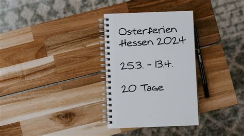 Osterferien Hessen 2024