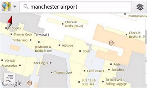 High Street View: Google Maps now show INSIDE Manchester Airport ...