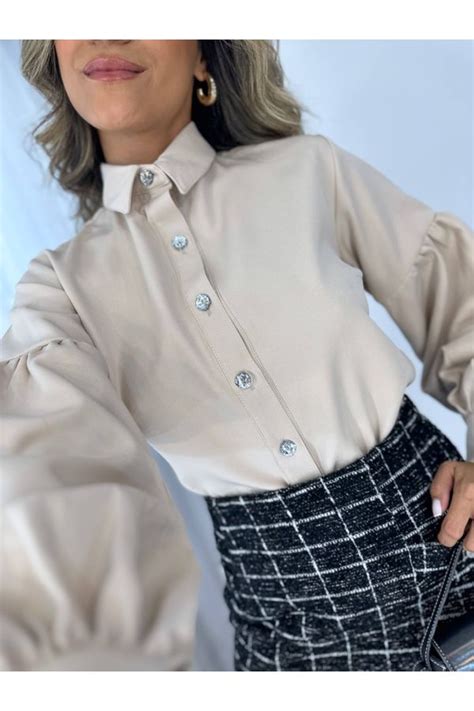 Camisa Marina Nude SUBLIME