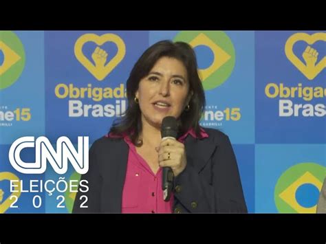 Tebet Oficializa Apoio A Lula Contra Bolsonaro No Segundo Turno Cnn