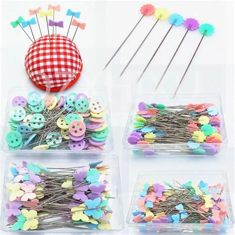 100pcs Dressmaking Pins Embroidery Patchwork Pins Accessories Tools