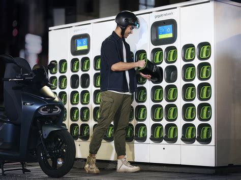 S Pore Launches 2 Electric Motorcycle Battery Swap Stations Replace