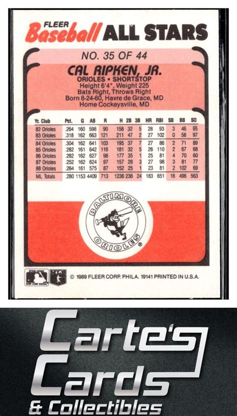 Fleer Baseball All Stars Baltimore Orioles For Sale Online